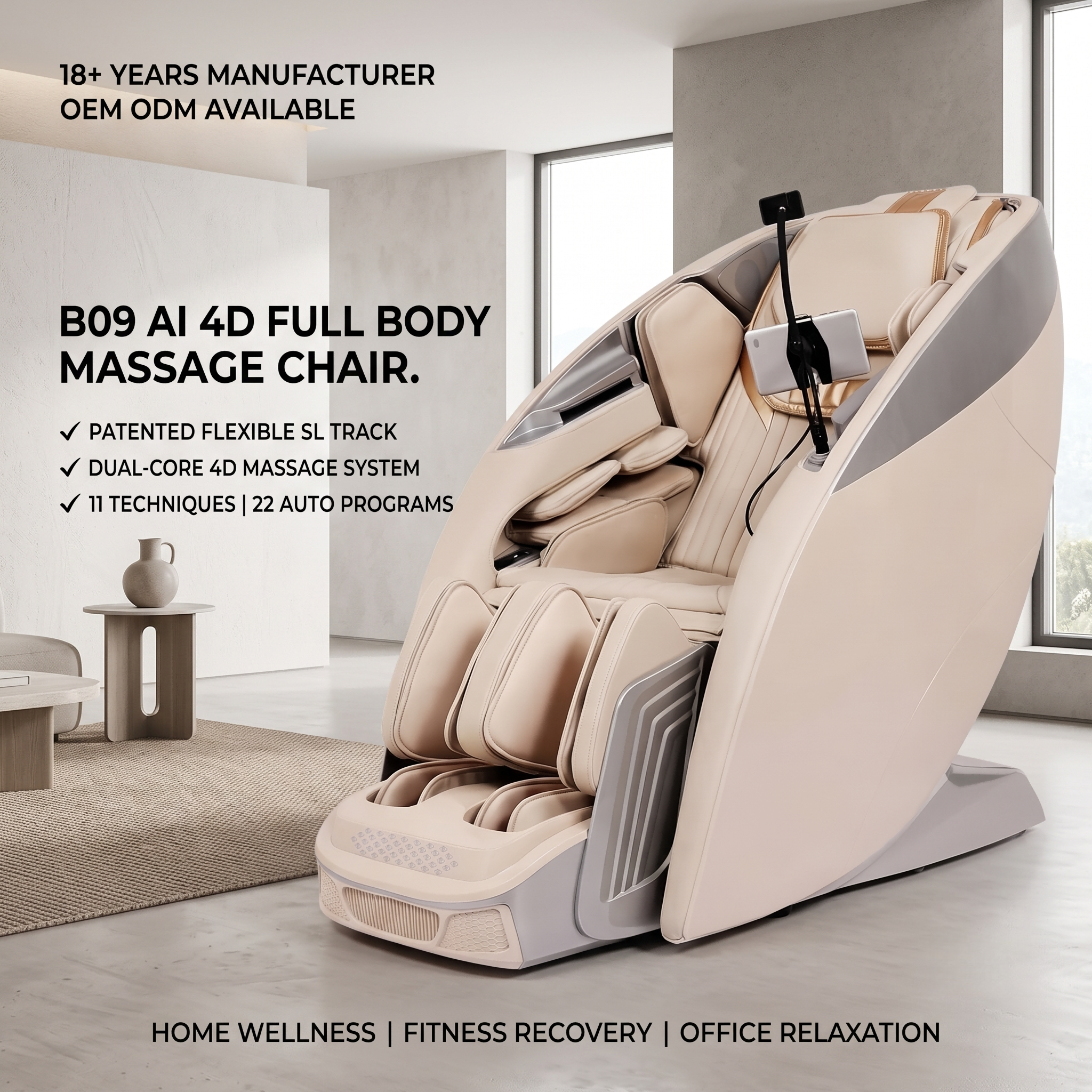 Advanced 4D AI Massage Chair | Prestige Series